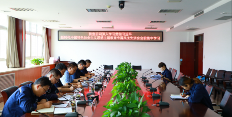陜焦公司黨委理論學(xué)習(xí)中心組開(kāi)展主題教育專題民主生活會(huì)會(huì)前集中學(xué)習(xí)