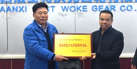 法士特沃克公司榮評“西咸新區(qū)十大質(zhì)量標桿企業(yè)”