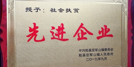 陜鋼集團漢鋼公司在定軍山鎮(zhèn)慶祝新中國成立70周年文藝匯演暨脫貧攻堅先進表彰活動中被評為定軍山鎮(zhèn)社會扶貧先進企業(yè)