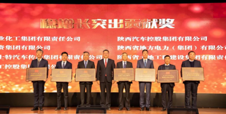 陜投集團(tuán)公司榮獲省國(guó)資委“穩(wěn)增長(zhǎng)突出貢獻(xiàn)獎(jiǎng)”