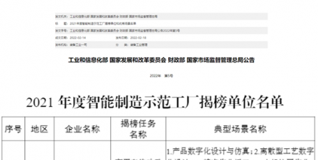 法士特正式入選智能制造示范工廠揭榜單位