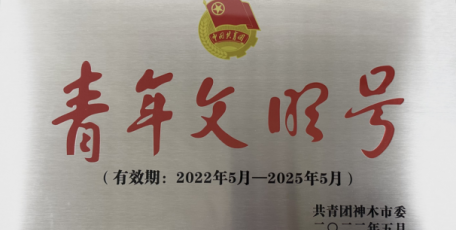 集團百順世家項目獲評神木市“青年文明號”